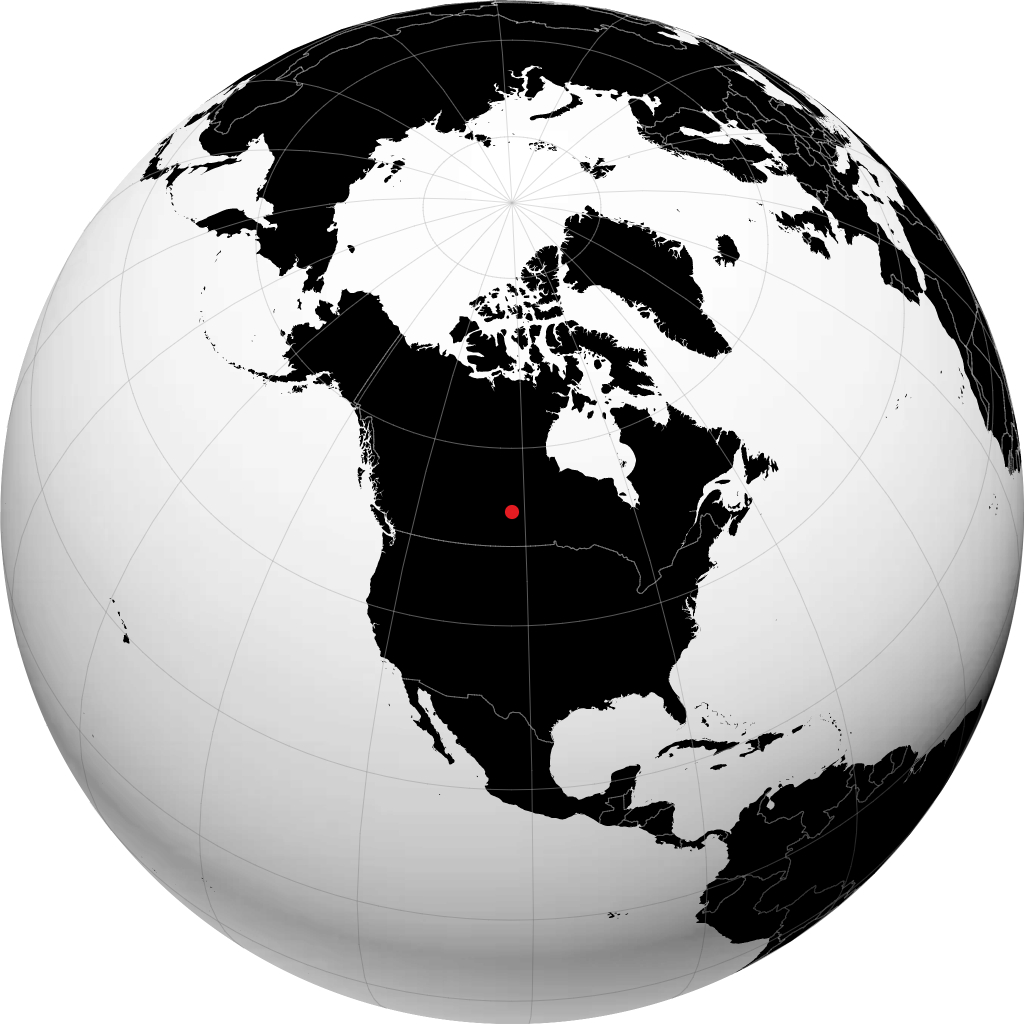 Hudson Bay sul globo
