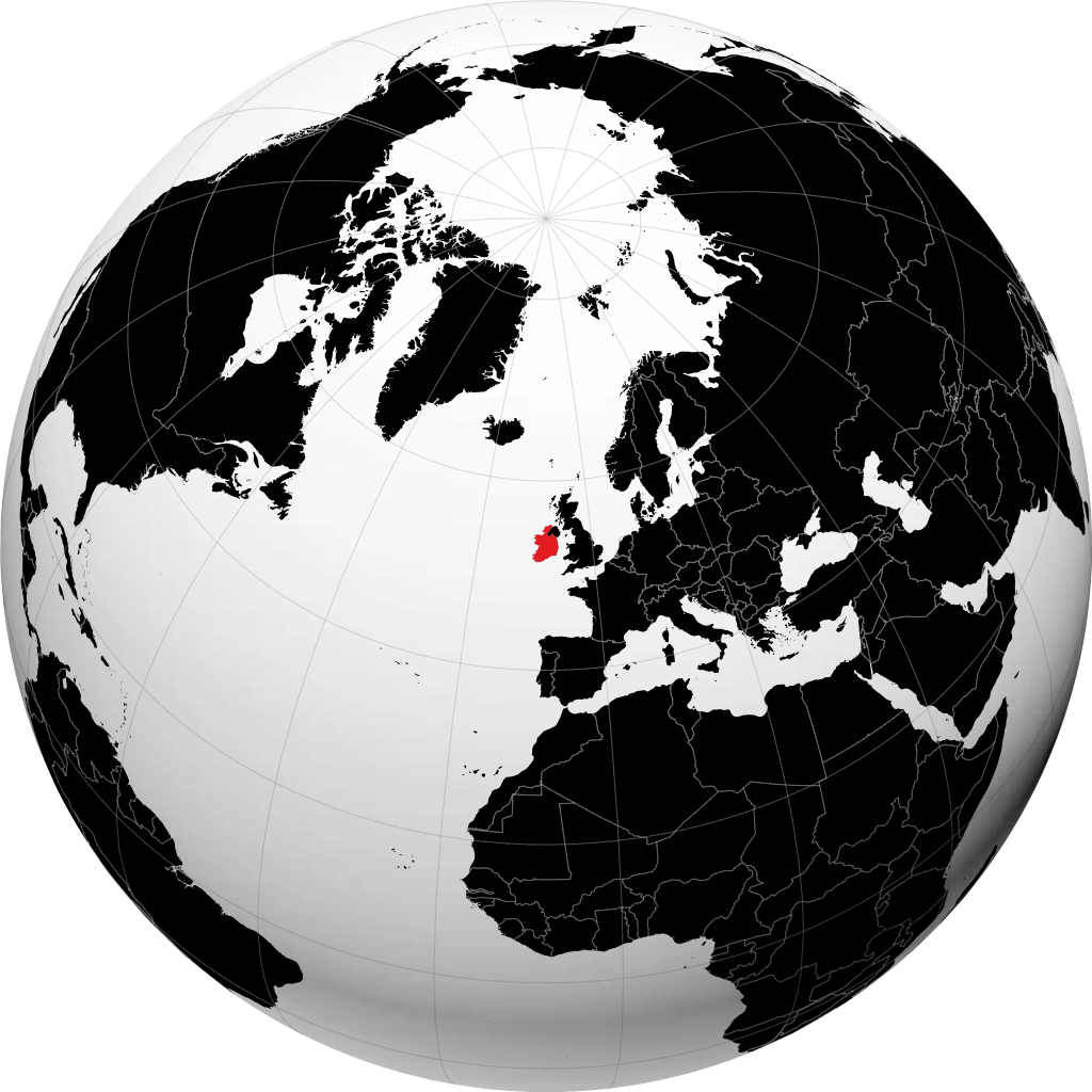 Irlanda sul globo