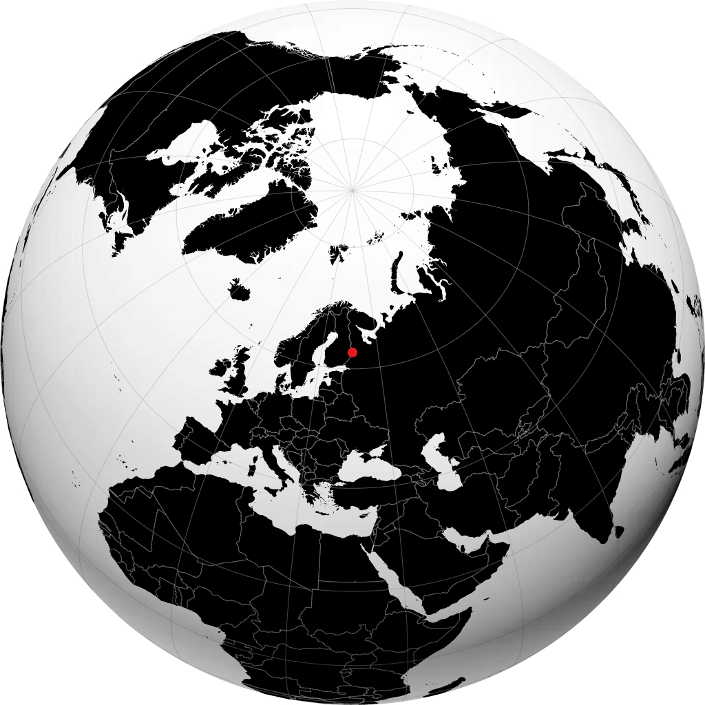 Ilomantsi sul globo