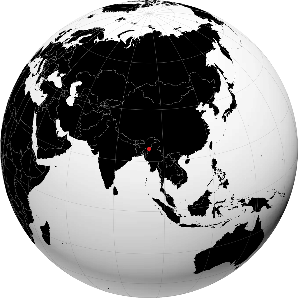 Imphal sul globo
