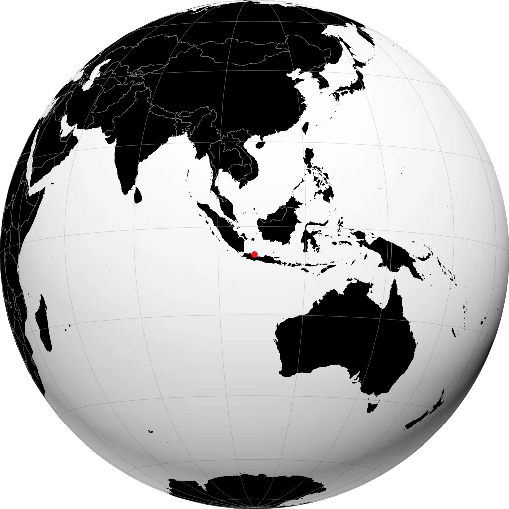 Indramayu sul globo