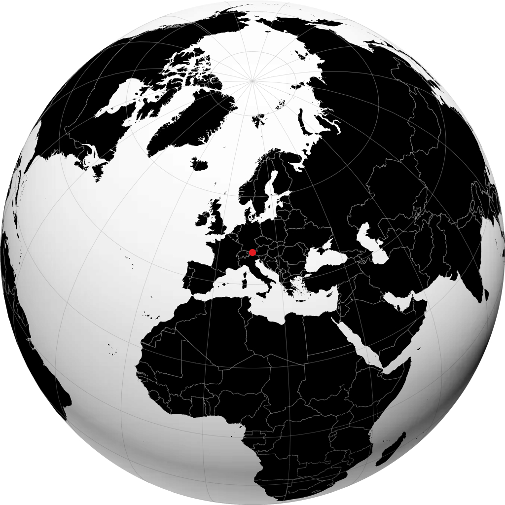 Innsbruck sul globo