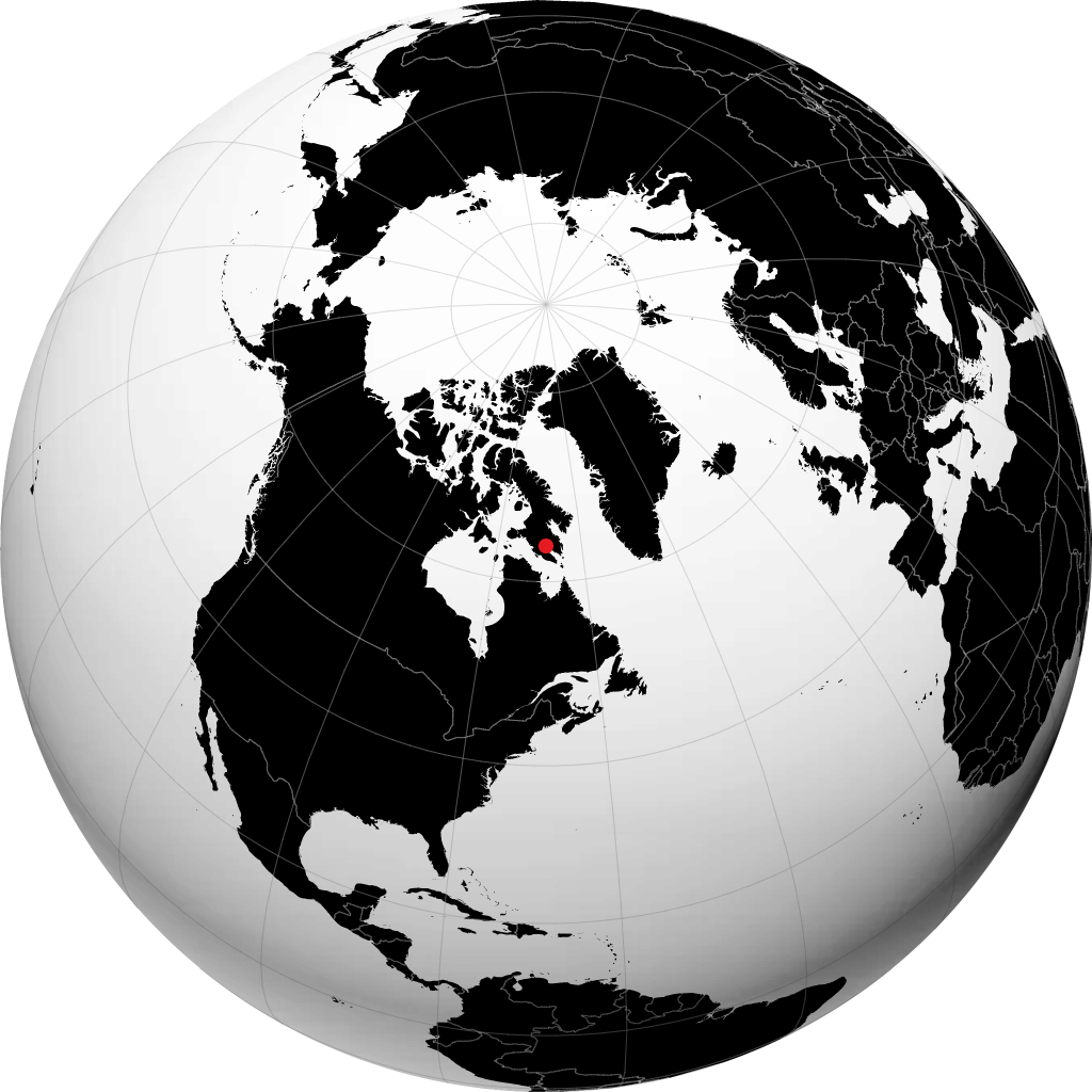 Iqaluit sul globo
