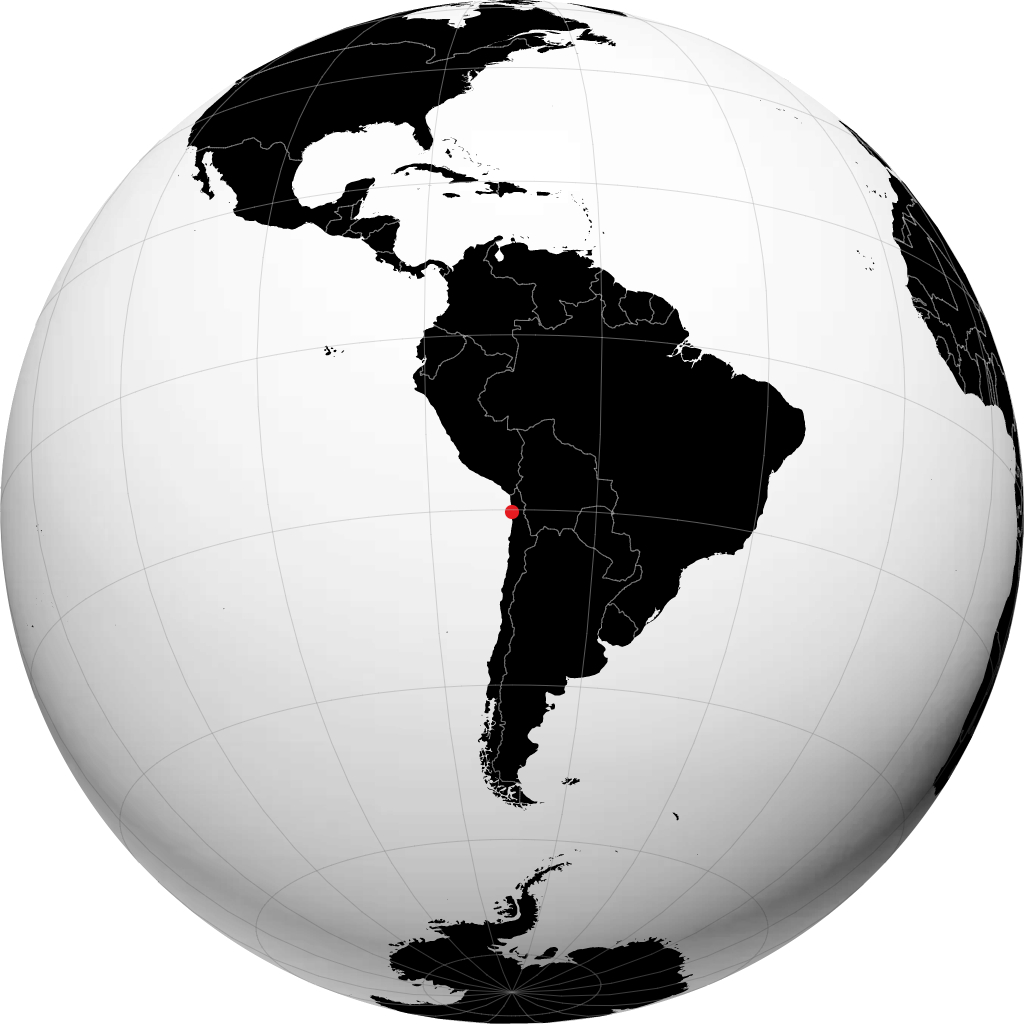 Iquique sul globo
