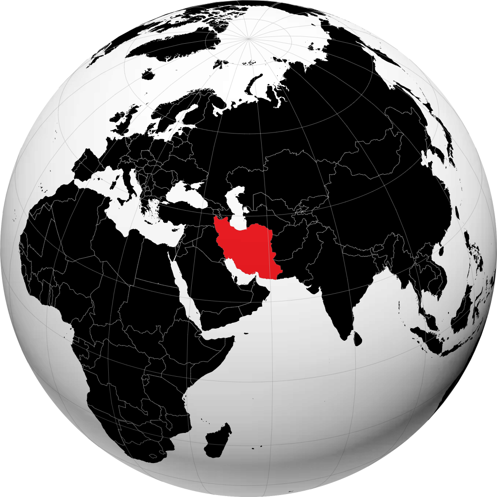 Iran sul globo