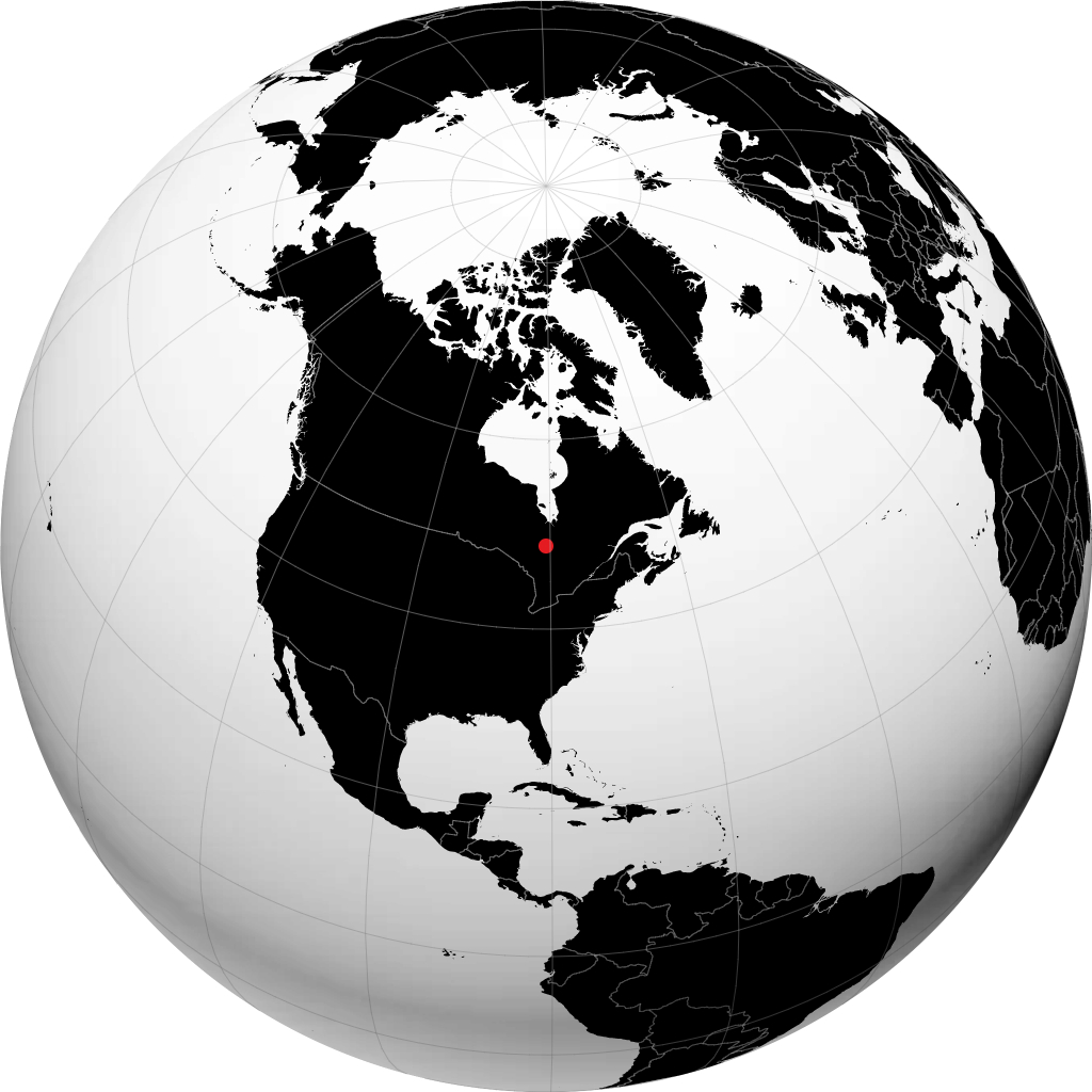 Iroquois Falls sul globo