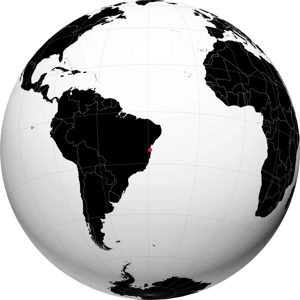 Itabuna sul globo