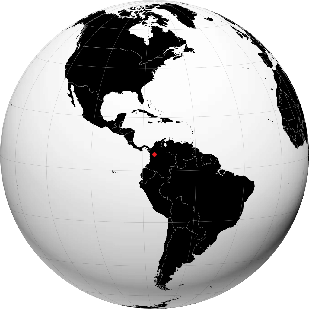 Itagüí sul globo