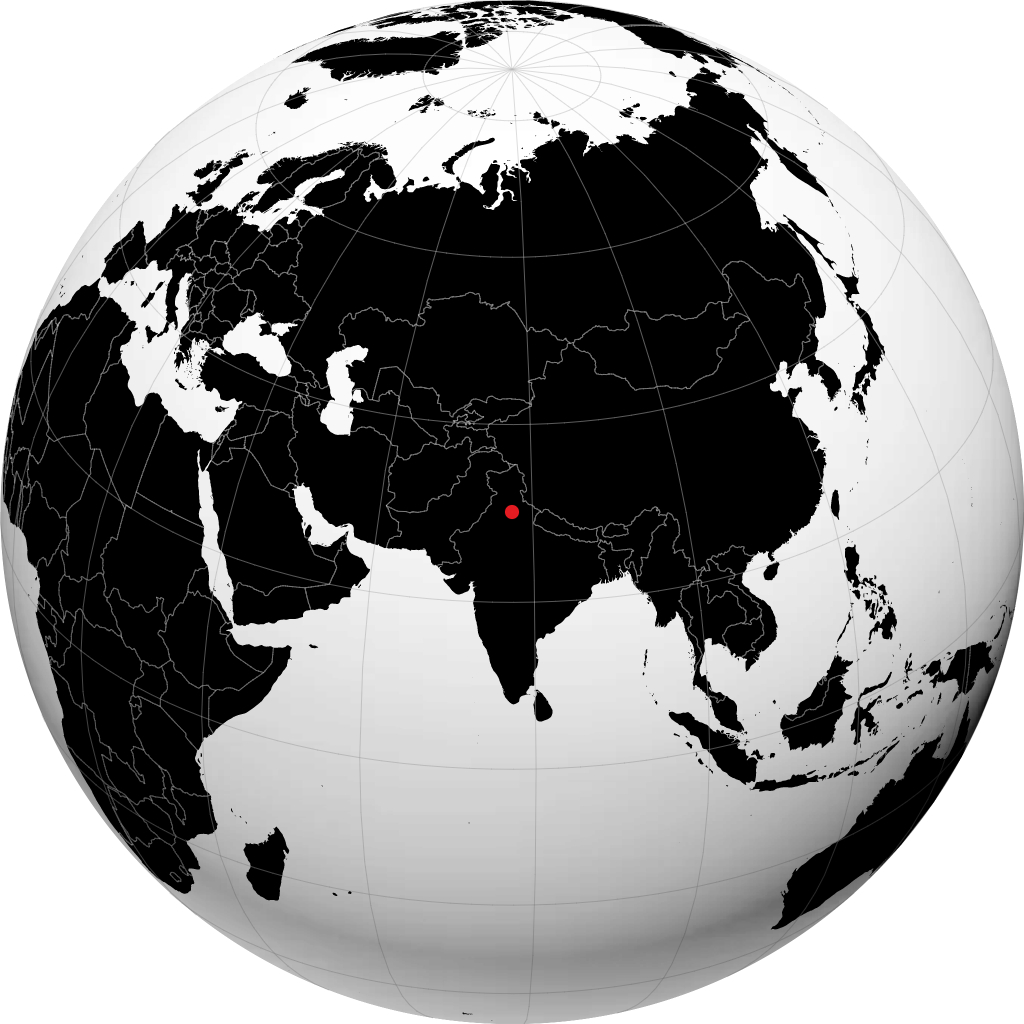 Jagadhri sul globo