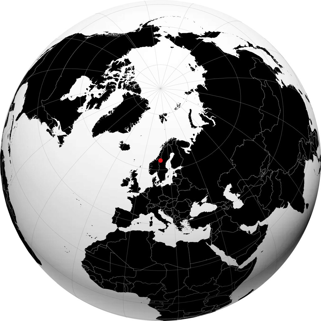 Järpen sul globo