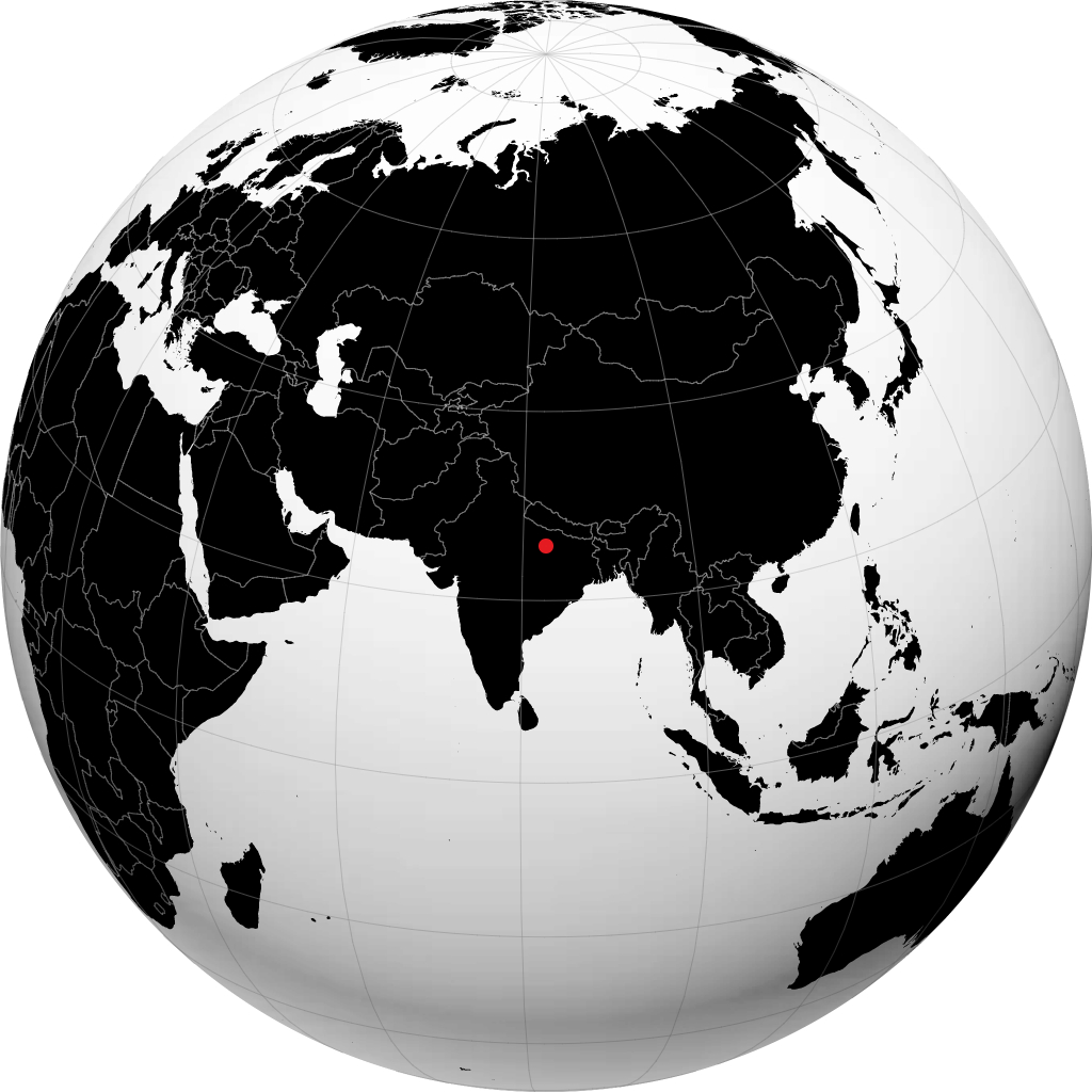 Jaunpur sul globo