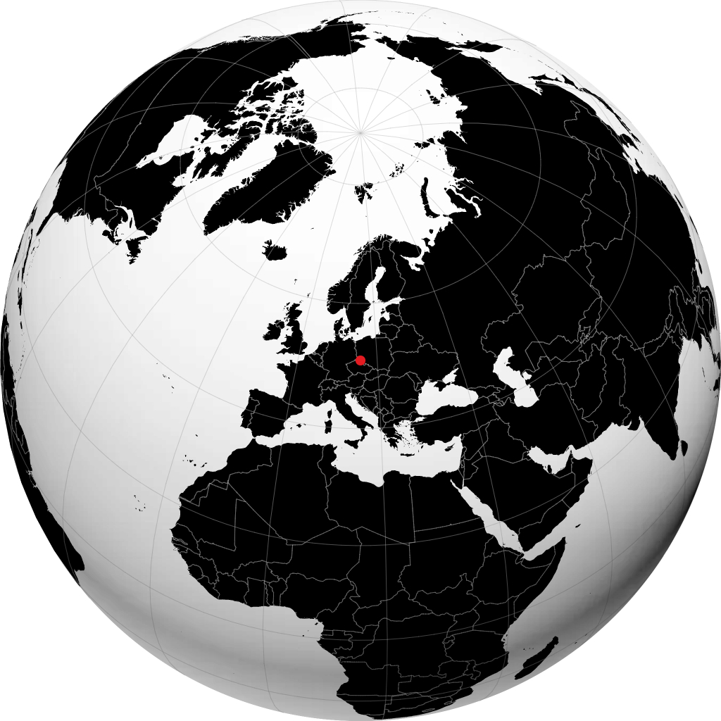 Jelenia Góra sul globo