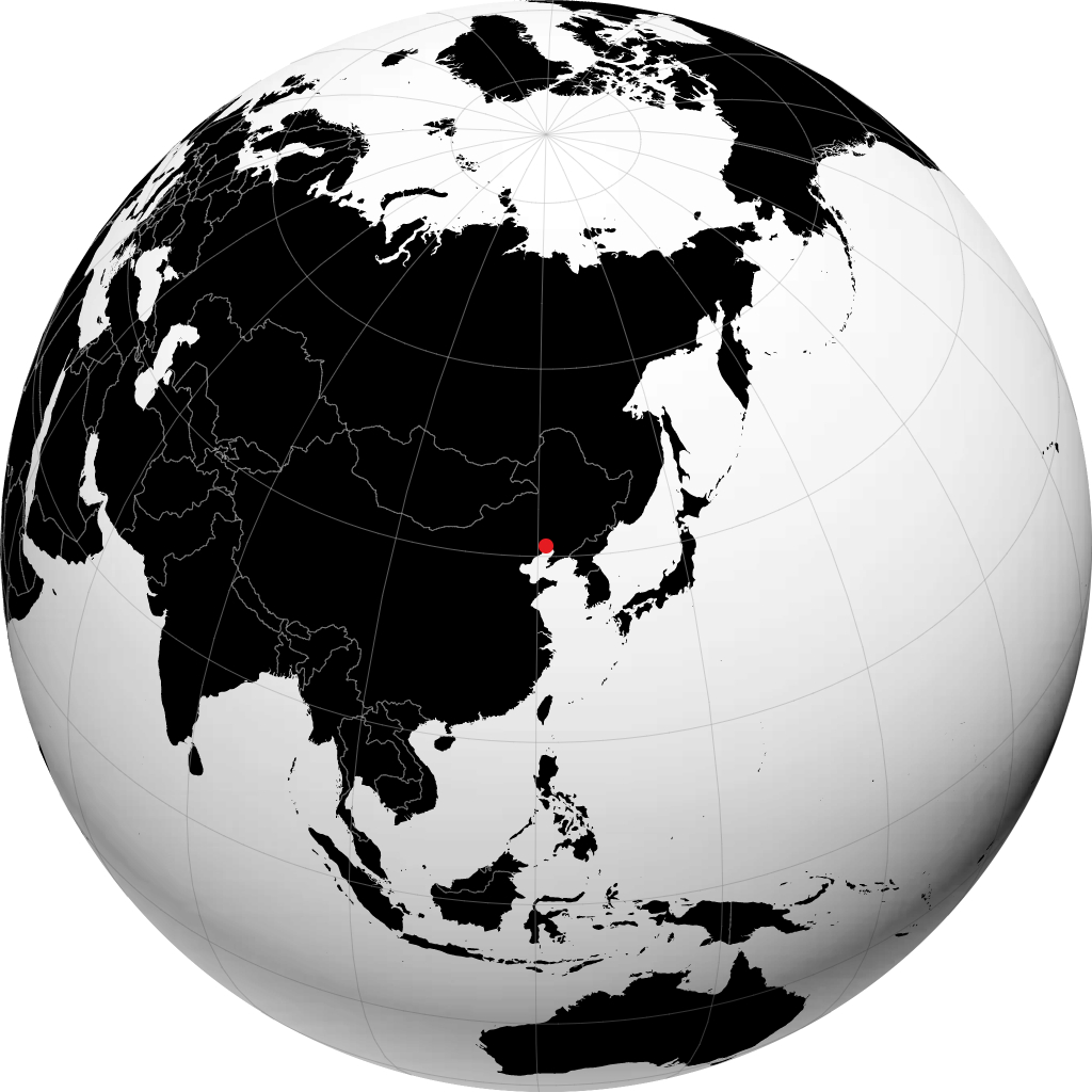 Jinzhou sul globo