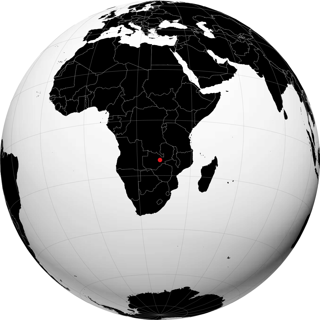 Kabwe sul globo