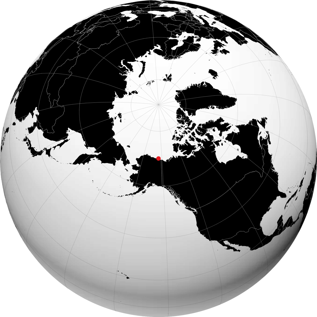 Kaktovik sul globo