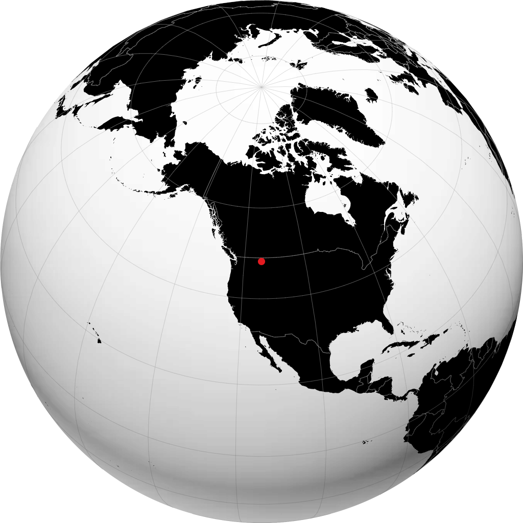 Kalispell sul globo