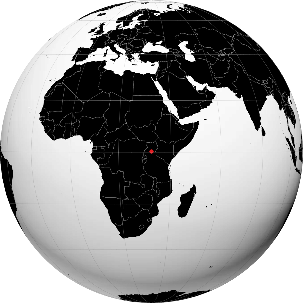 Kampala sul globo