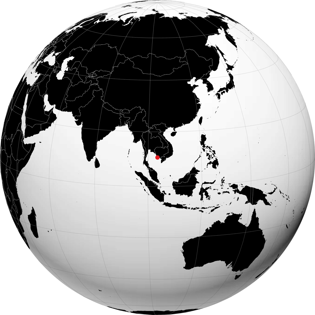 Kampong Saom sul globo
