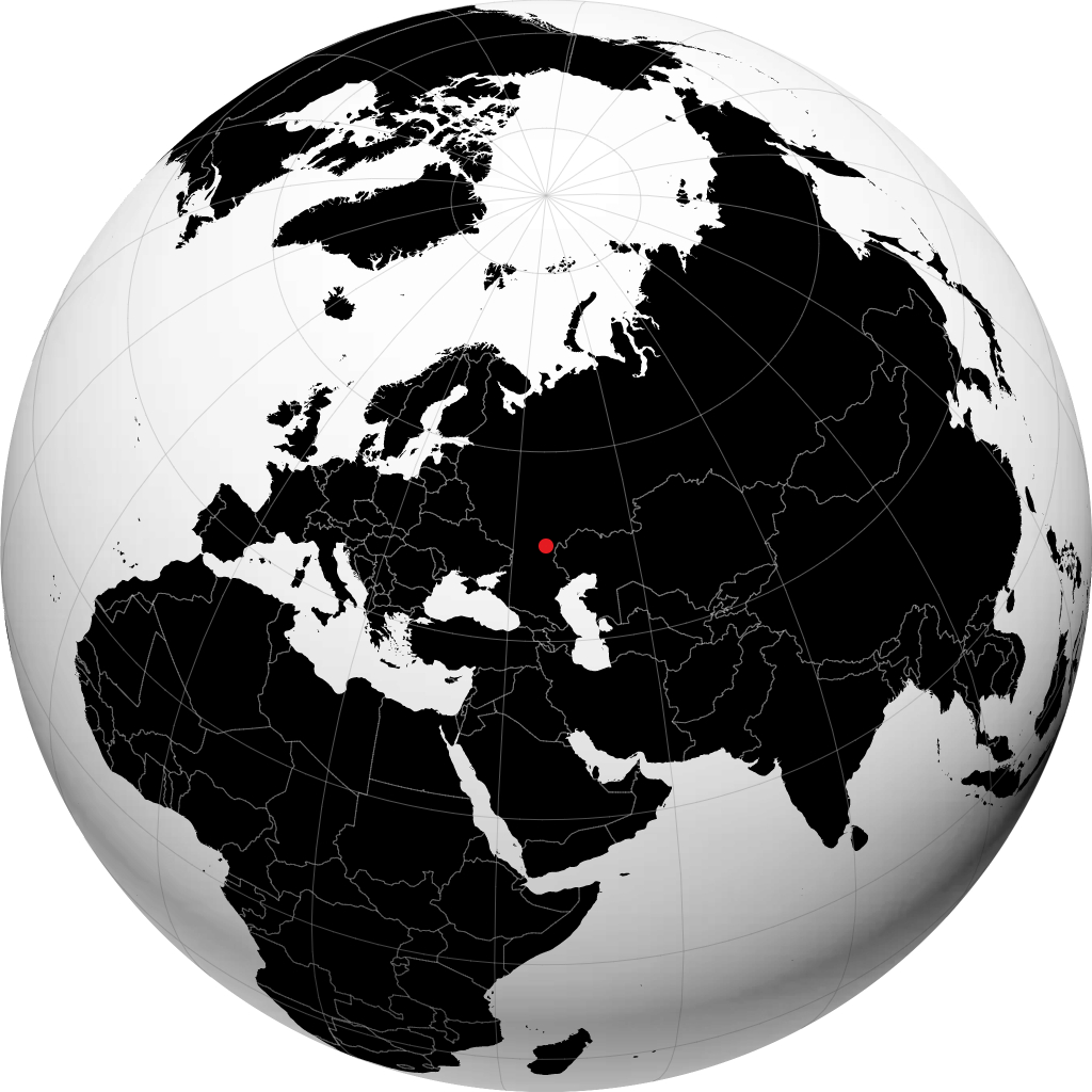 Kamyshin sul globo