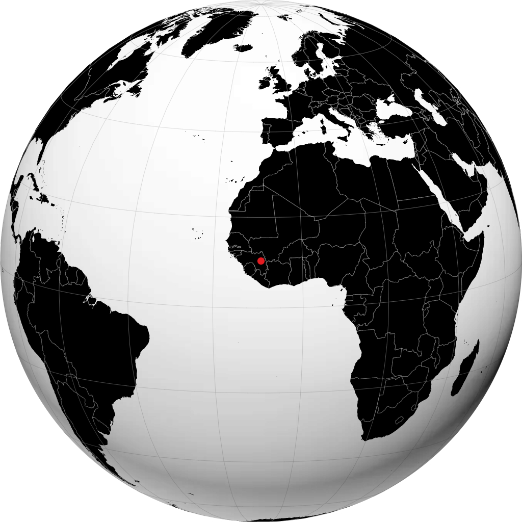 Kankan sul globo