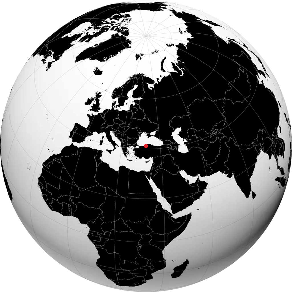Karabük sul globo