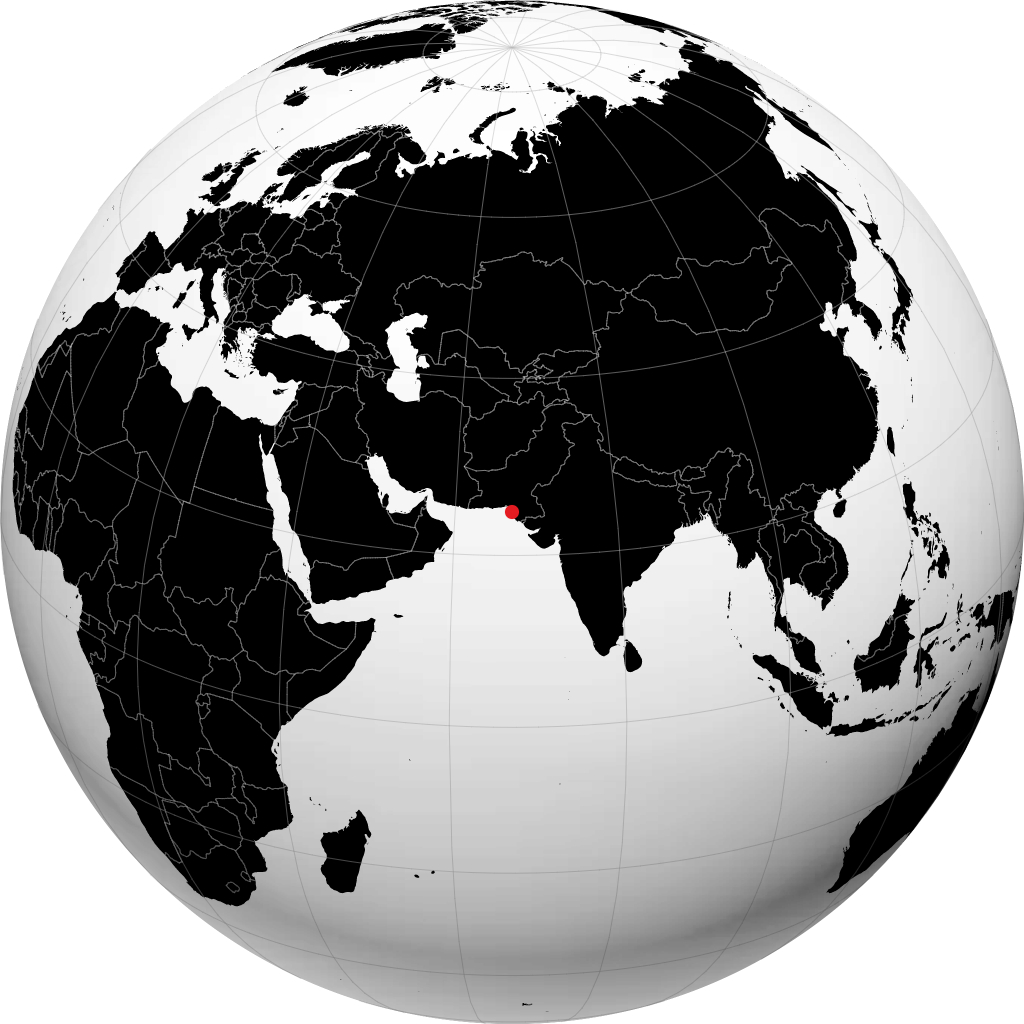 Karachi sul globo
