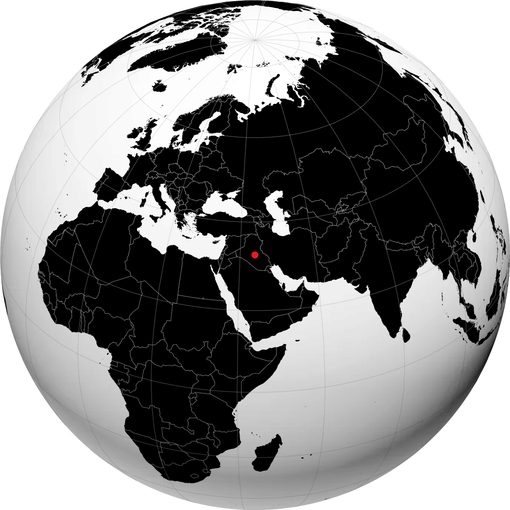 Karbala sul globo
