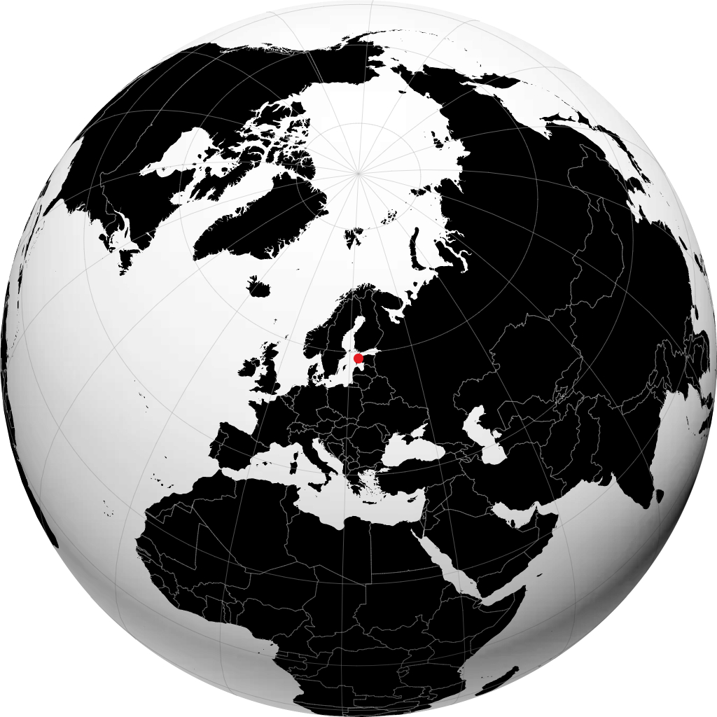 Kärdla sul globo