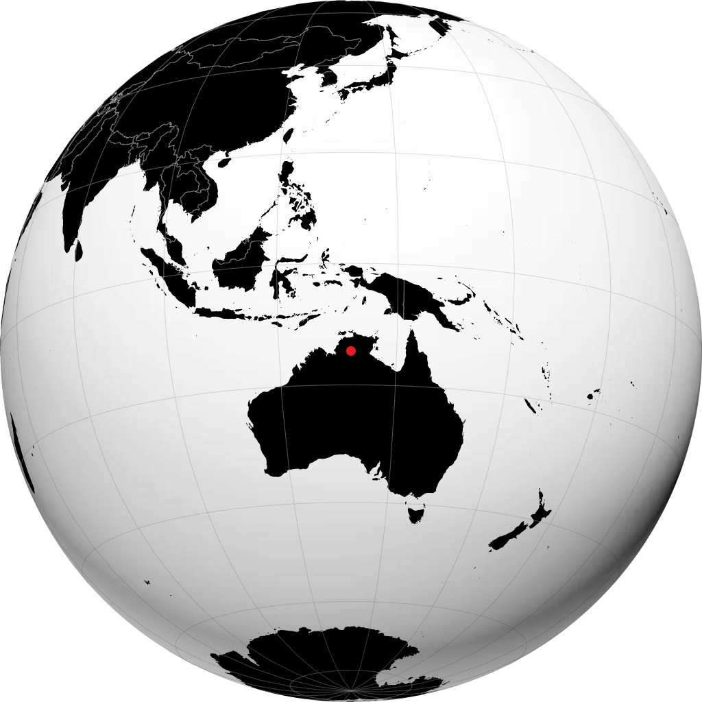 Katherine sul globo