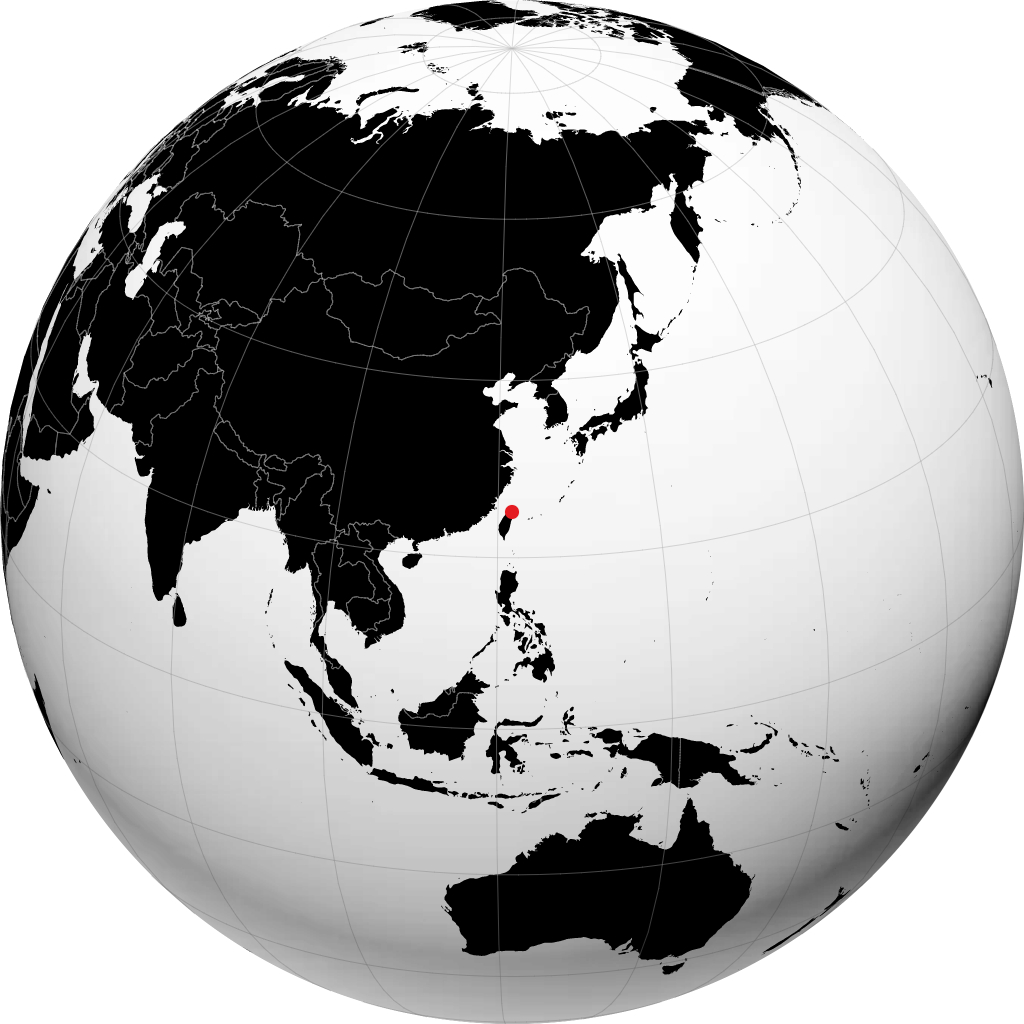 Keelung sul globo