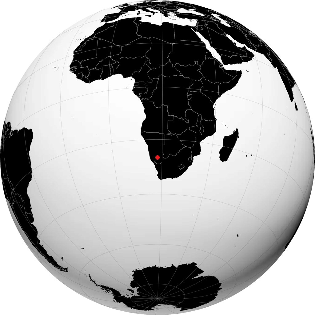 Keetmanshoop sul globo