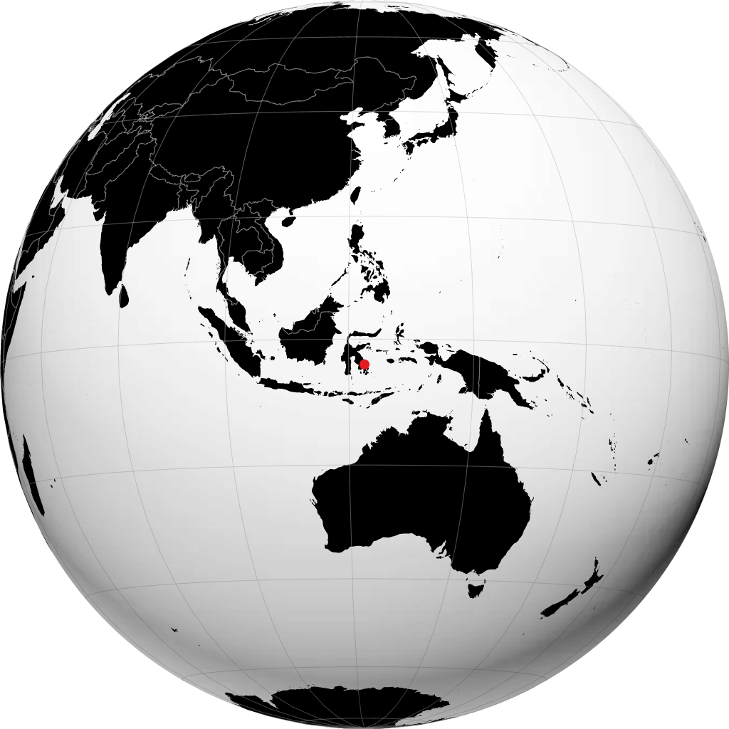Kendari sul globo