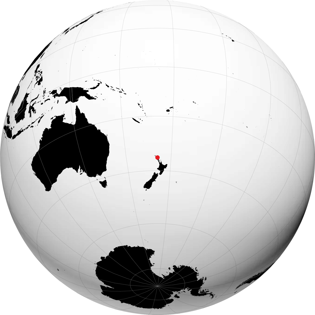 Kerikeri sul globo