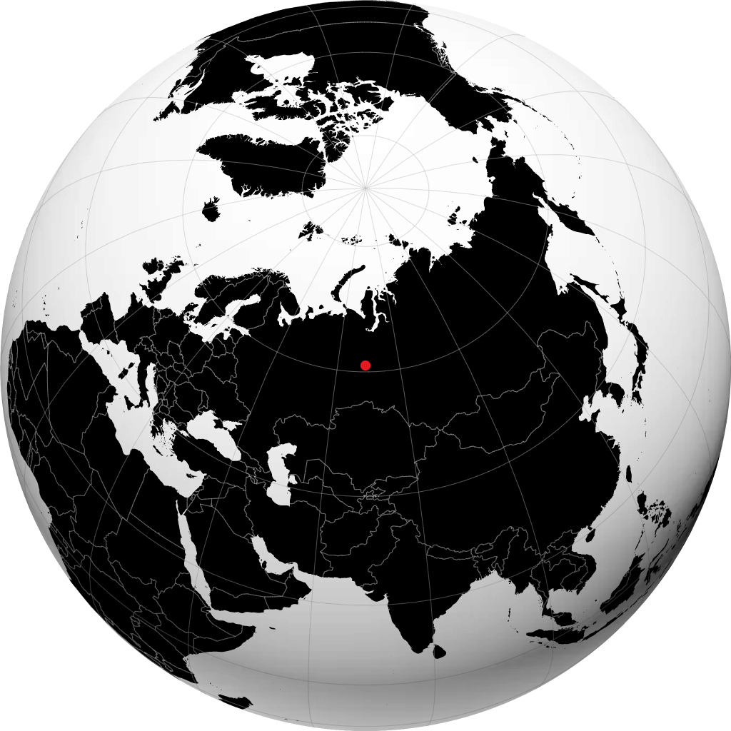 Khanty-Mansiysk sul globo