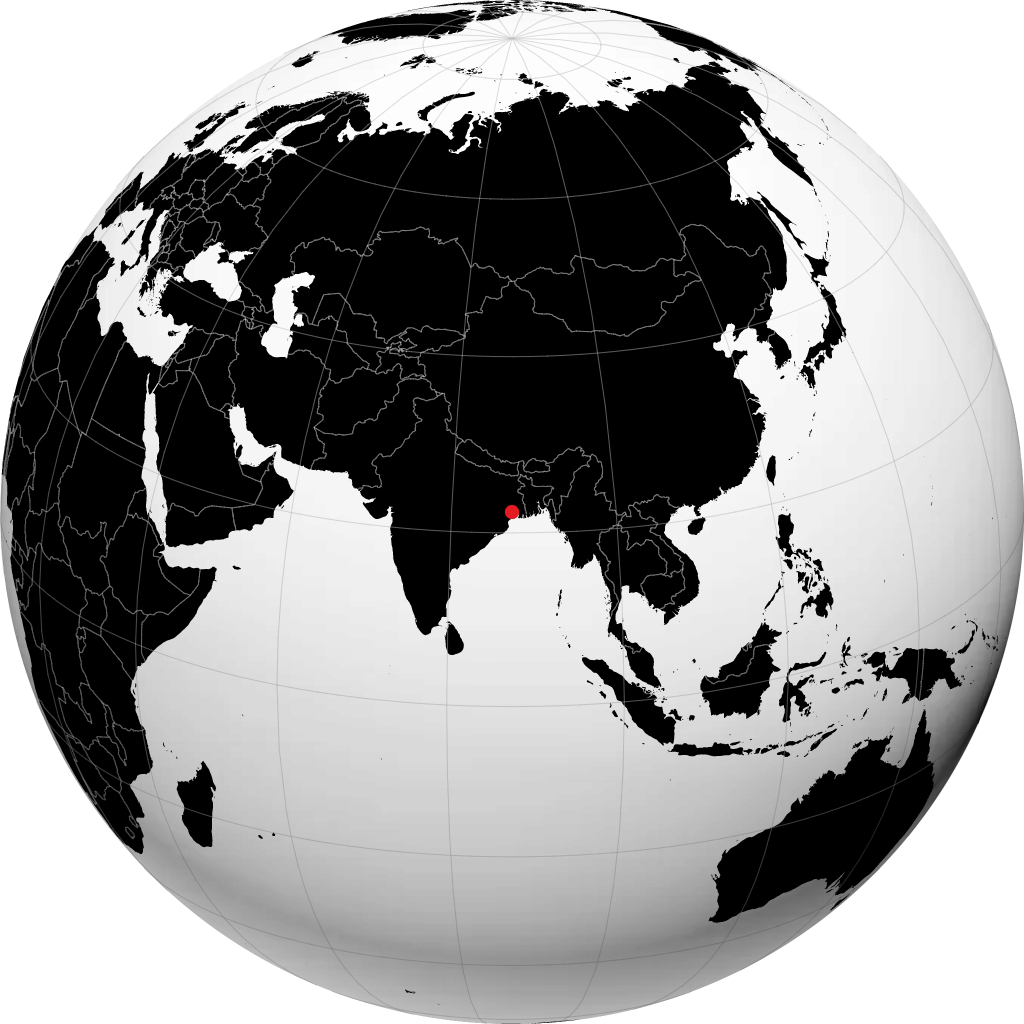 Kharagpur sul globo