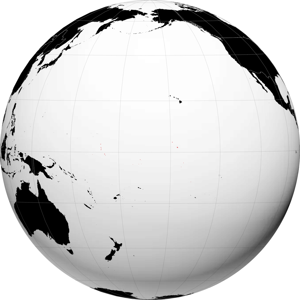 Kiribati sul globo