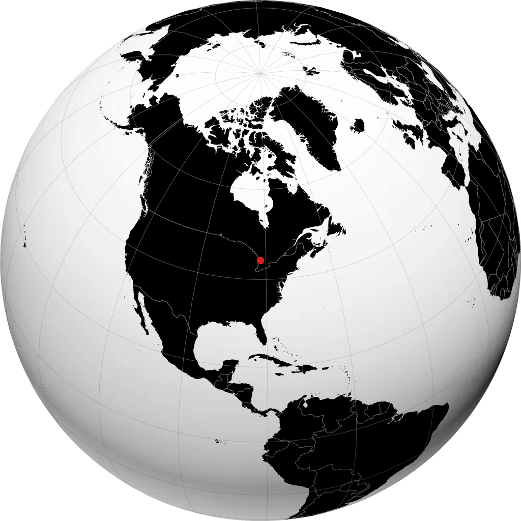 Kincardine sul globo