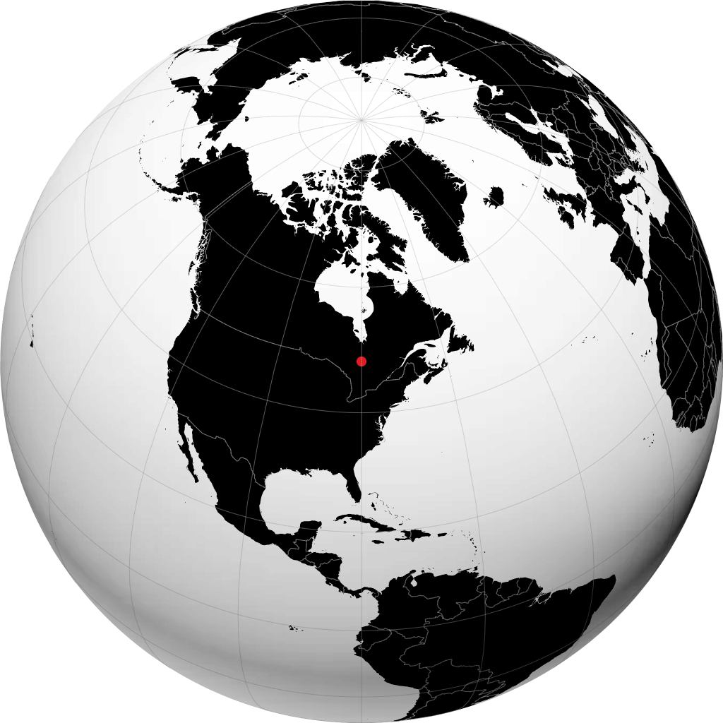 Kirkland Lake sul globo