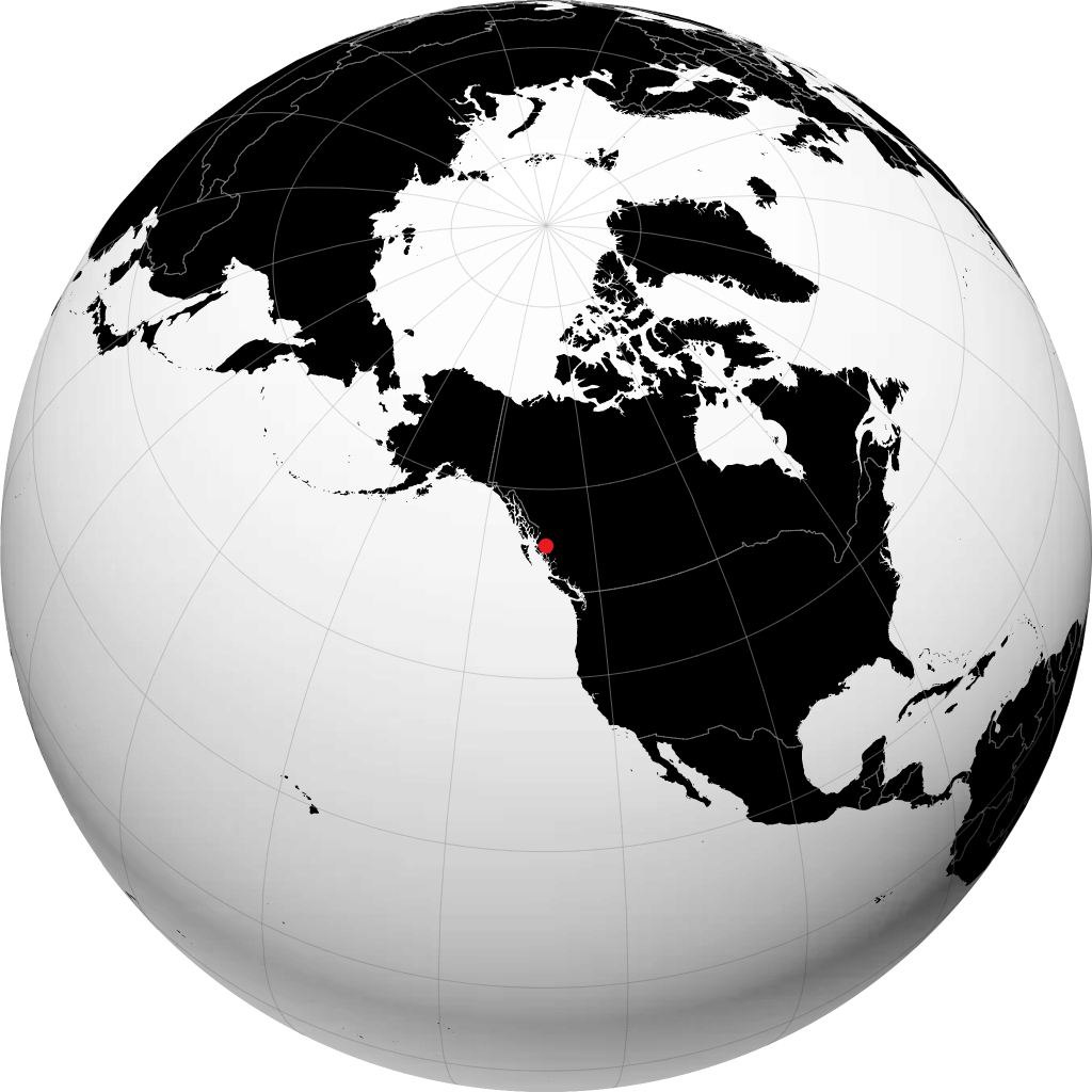Kitimat sul globo
