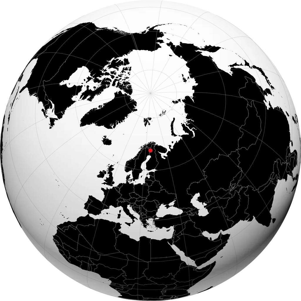 Kittilä sul globo
