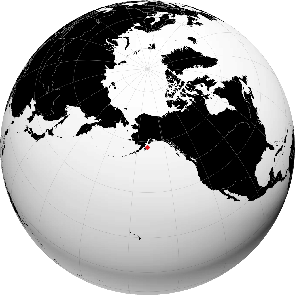 Kodiak sul globo