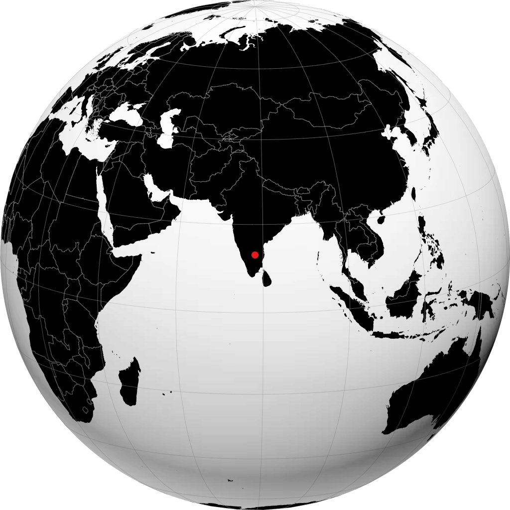 Kolar sul globo