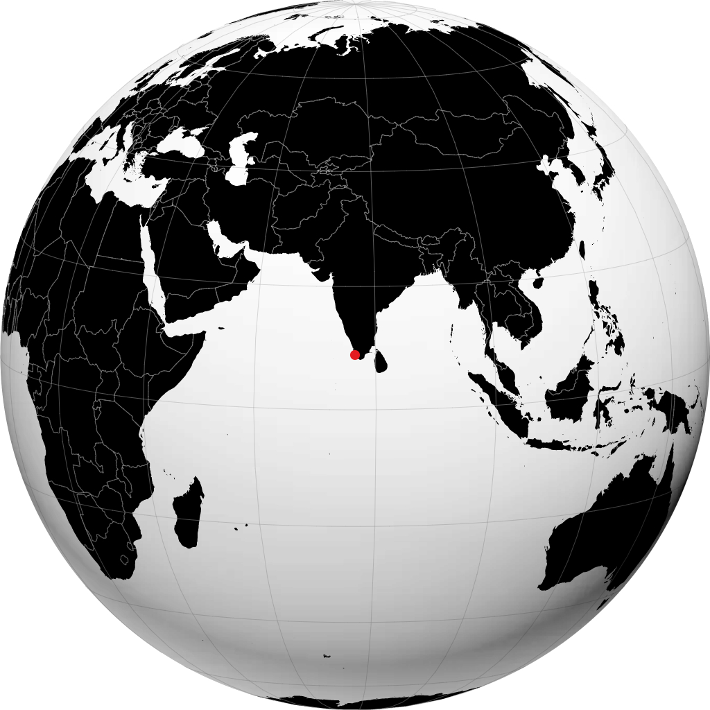 Kollam sul globo