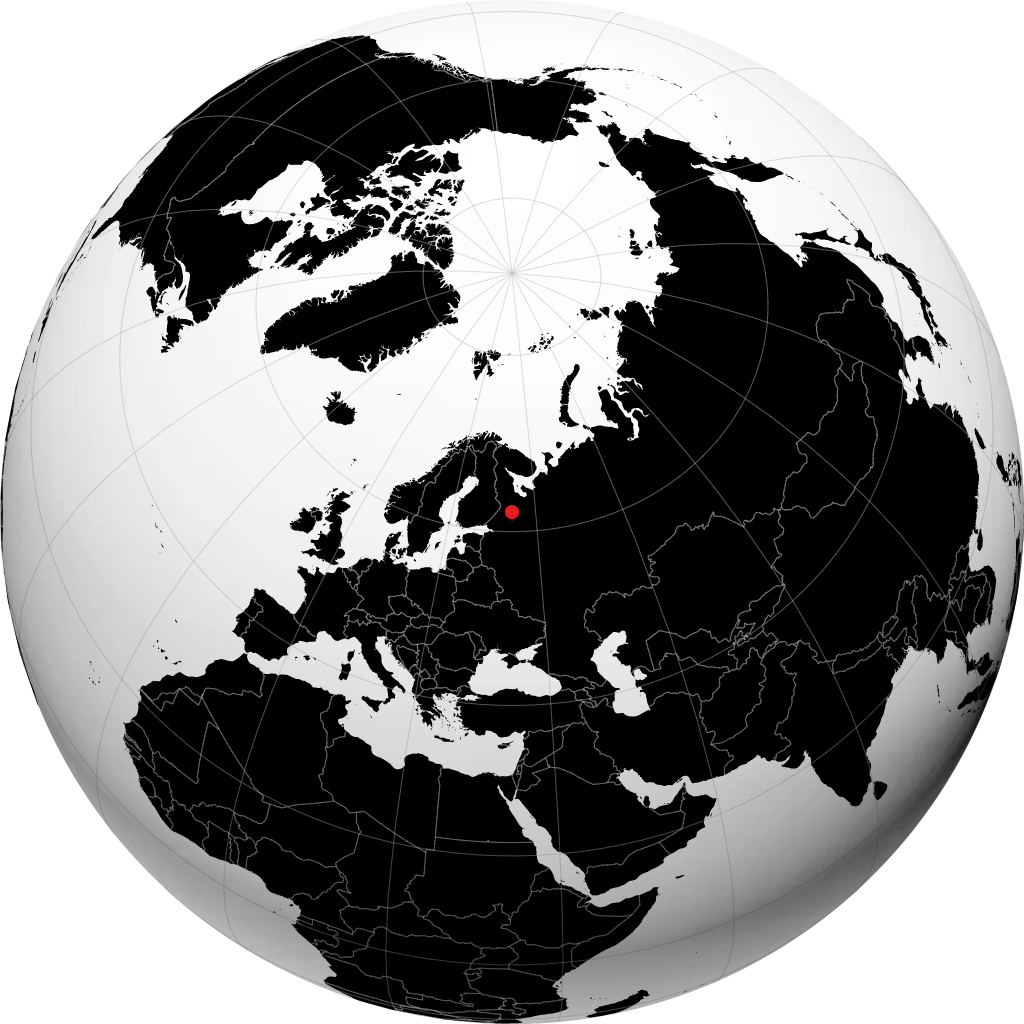Kondopoga sul globo