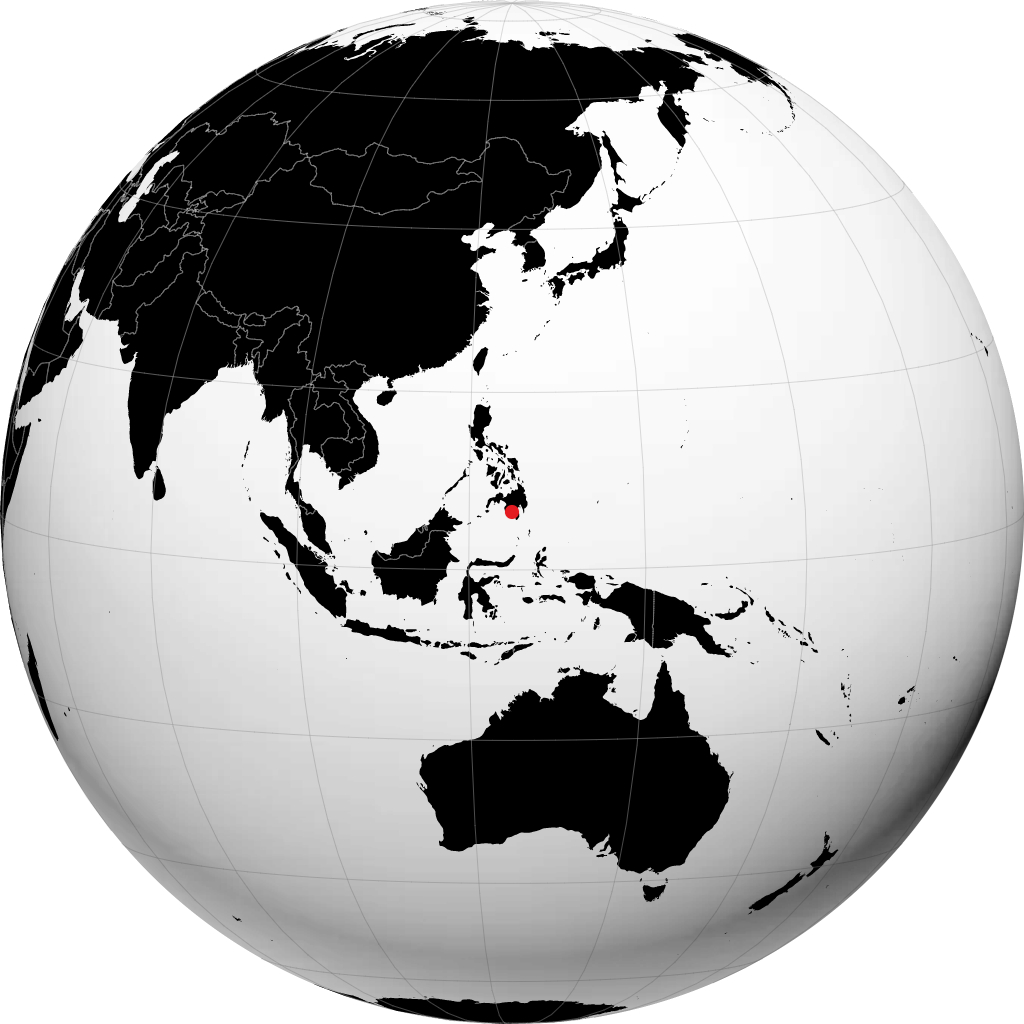 Koronadal sul globo