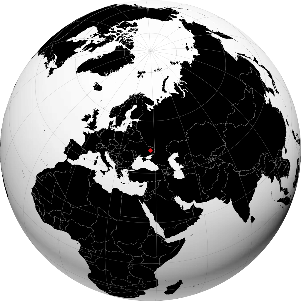 Kramatorsk sul globo