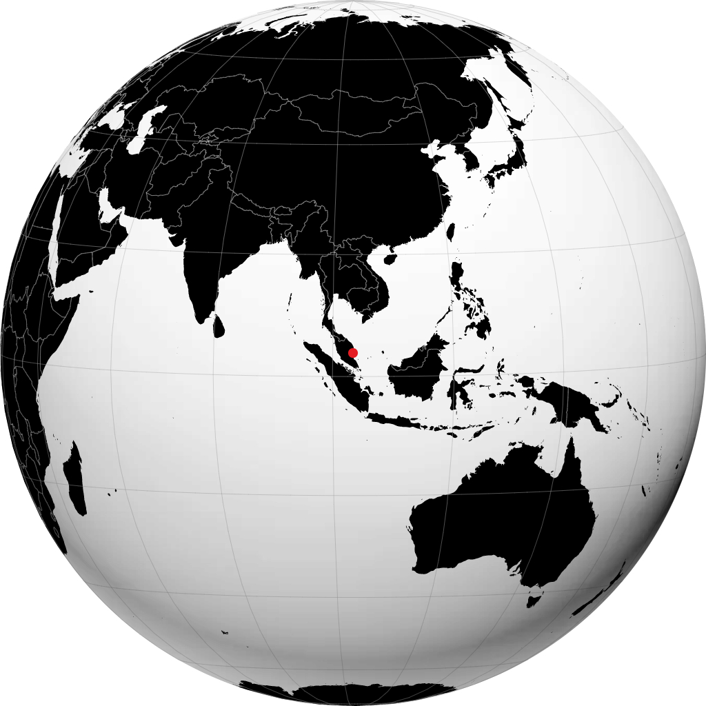 Kuantan sul globo