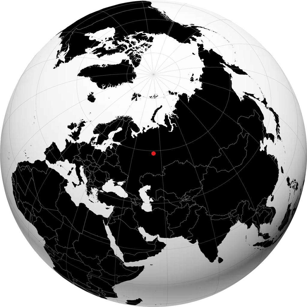 Kudymkar sul globo
