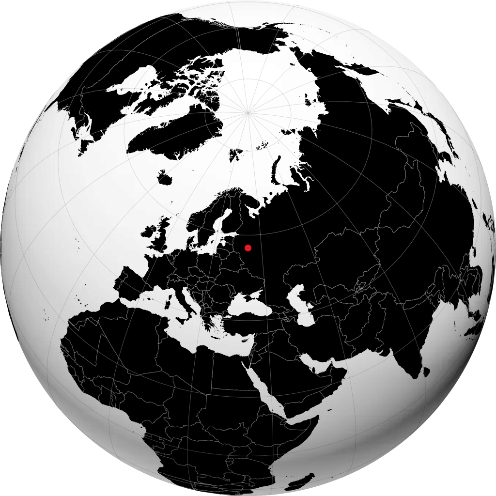 Kuvshinovo sul globo