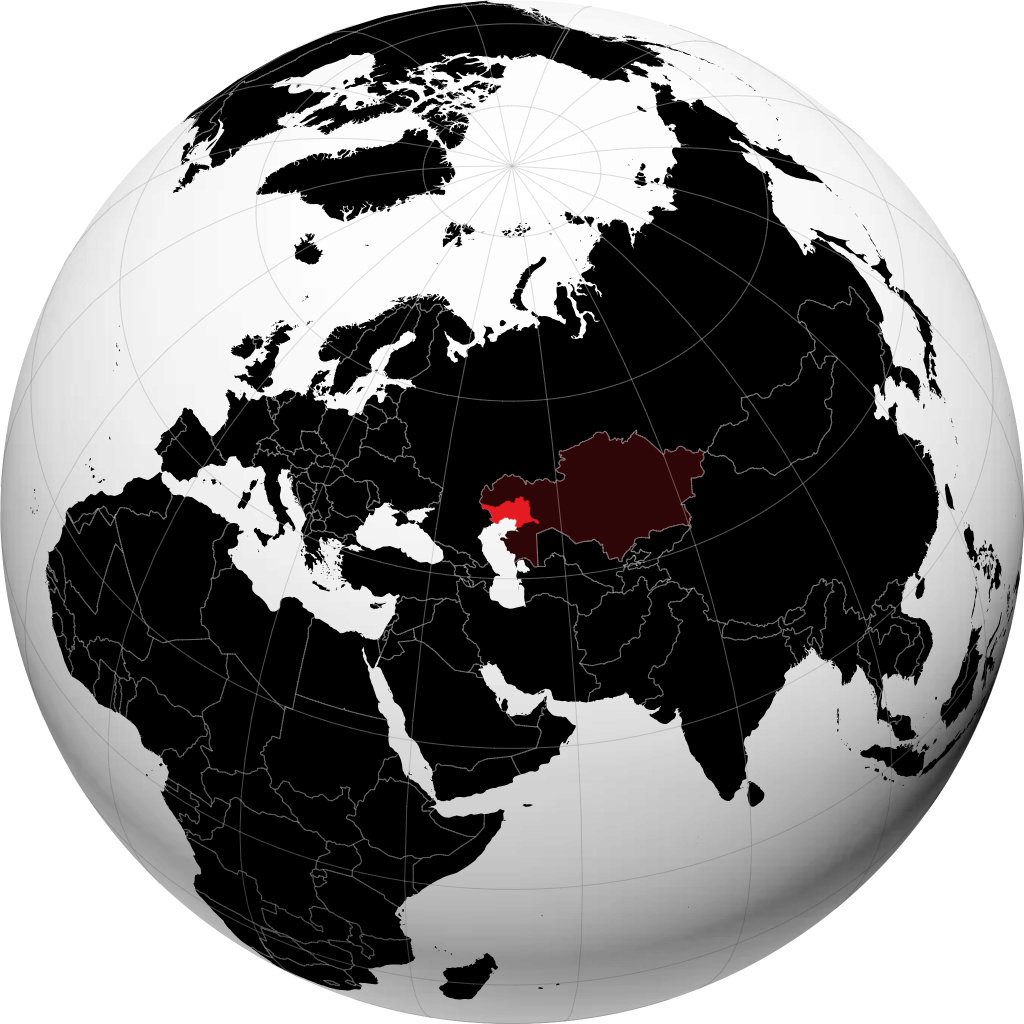Regione di Atyrau sul globo